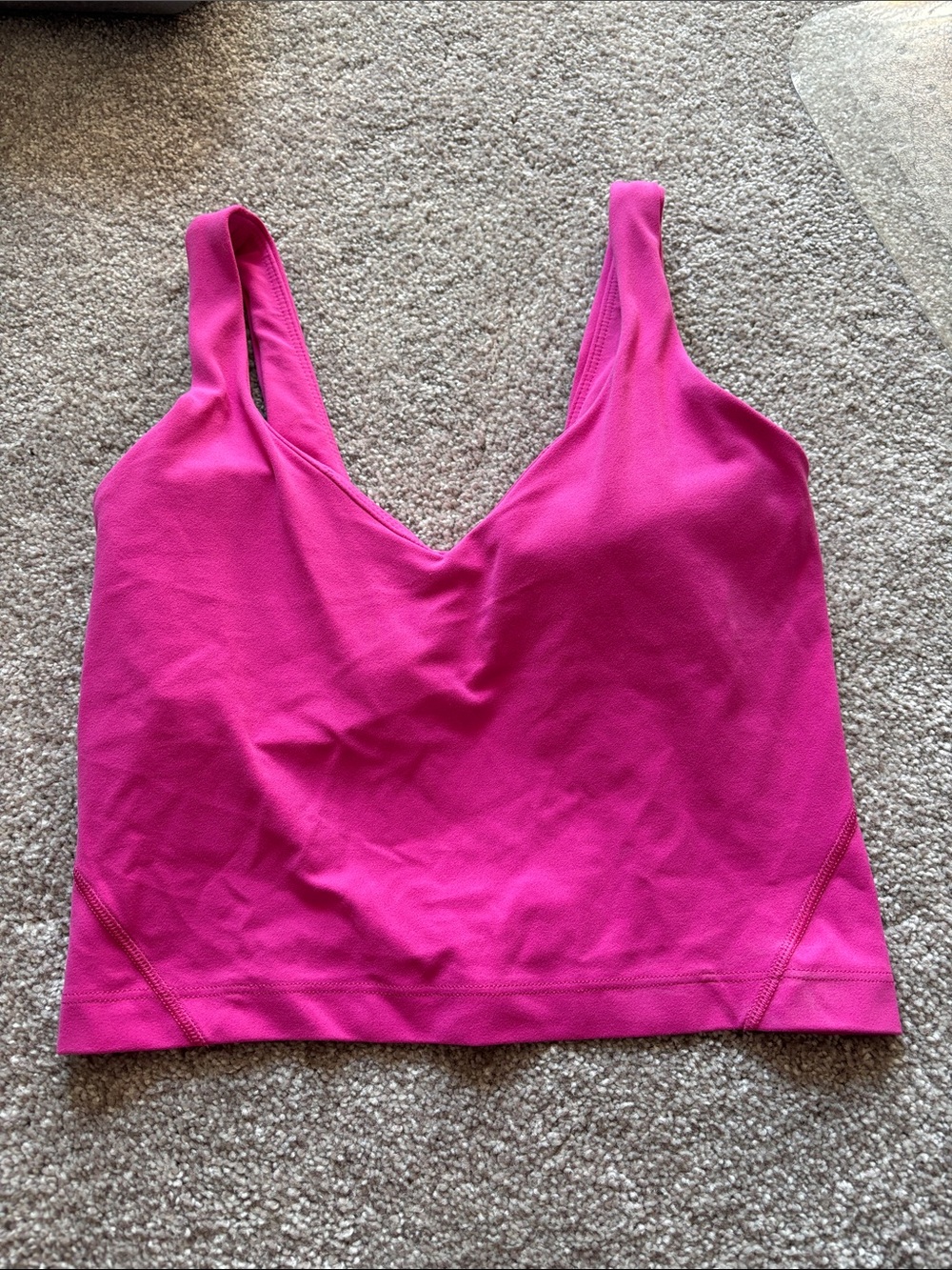 lululemon athletica Bright Pink Scoop Neck Tank